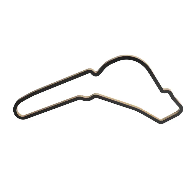 Circuit Monza - Sculpture Murale en Bois (45 cm) Promotion